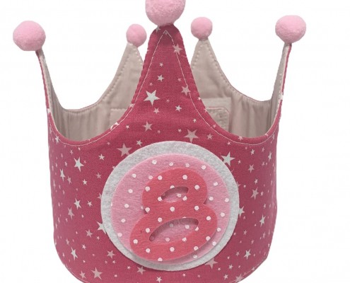 corona-tela-estrellitas-fucsias