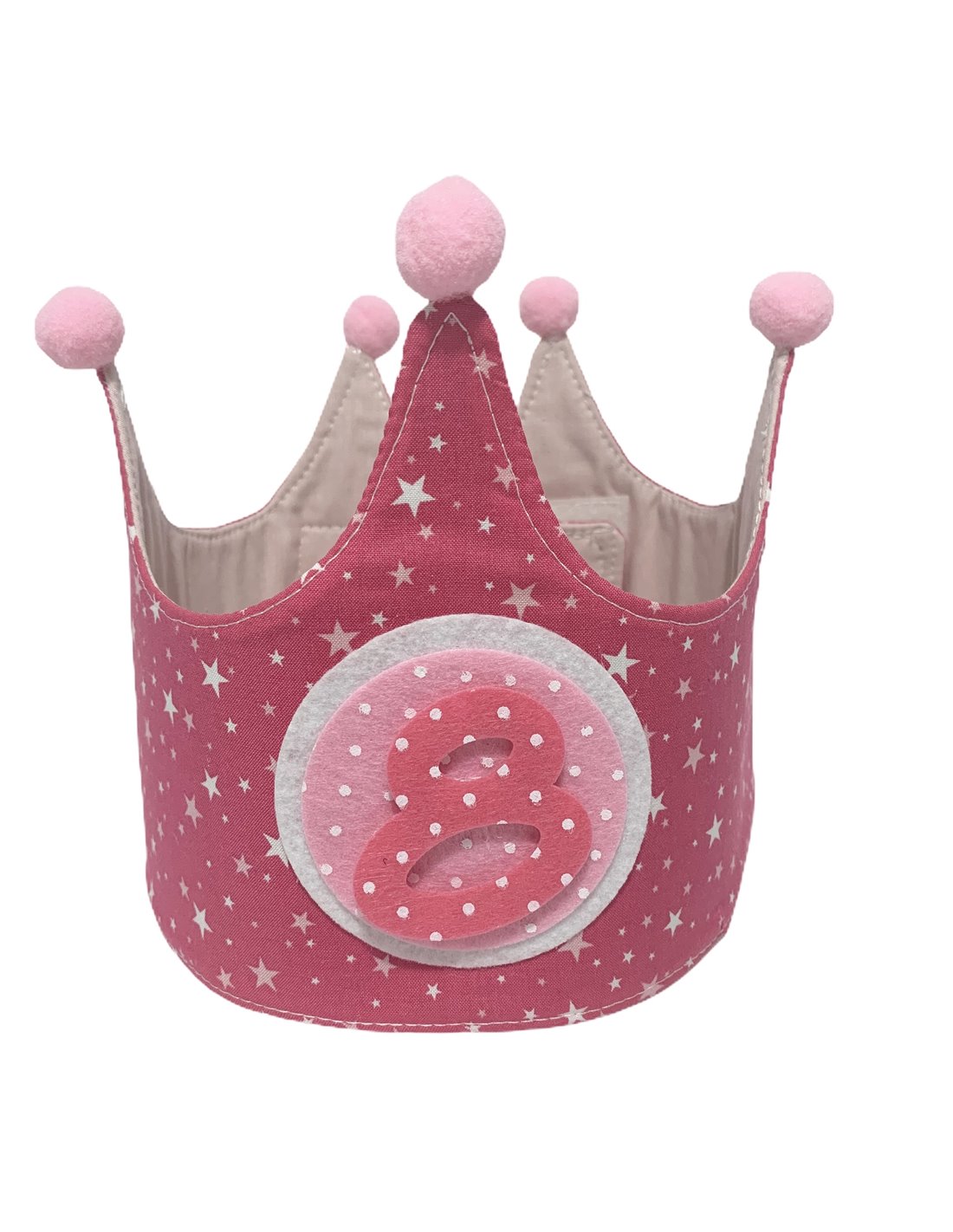 corona-tela-estrellitas-fucsias