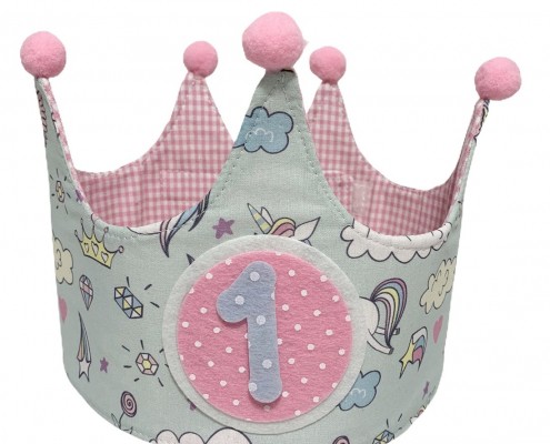 corona-tela-unicornios-y-diamantes