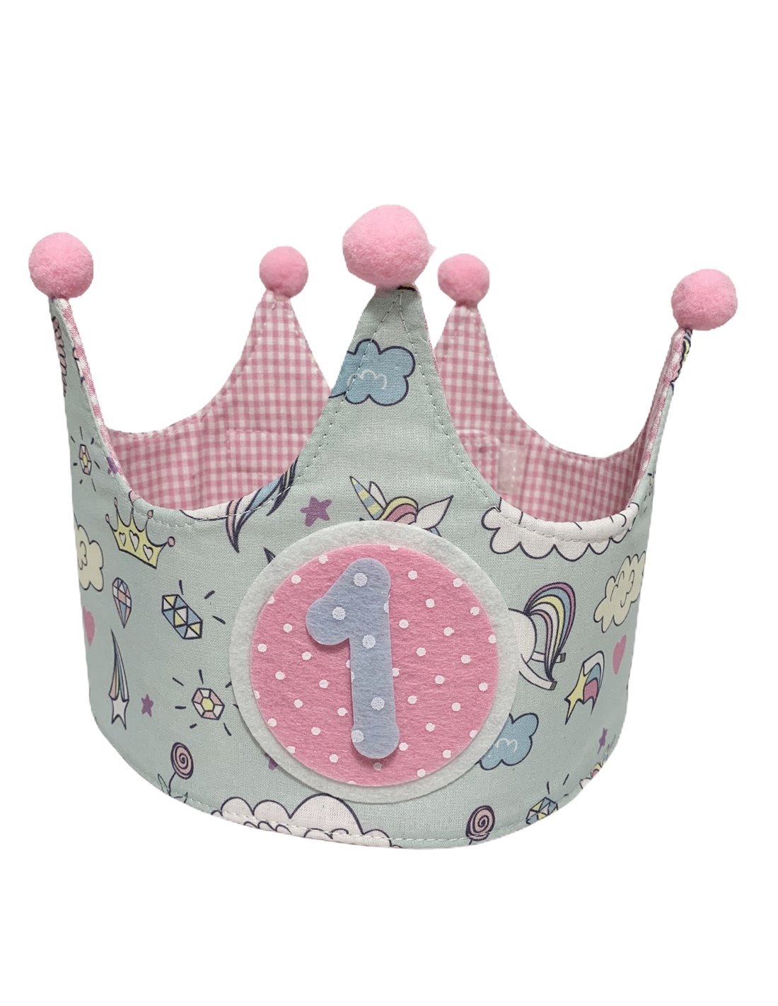 corona-tela-unicornios-y-diamantes